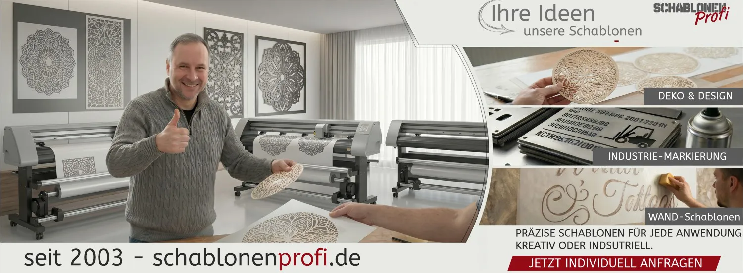 Ihre Ideen unsere Schablonen - SchablonenProfi